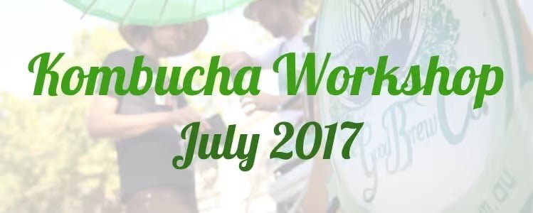 Brewing Workshop – Learn To Brew Your Own Kombucha This July