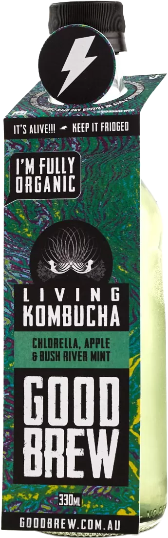 Chorella, Apple & Bush River Mint | Organic Kombucha