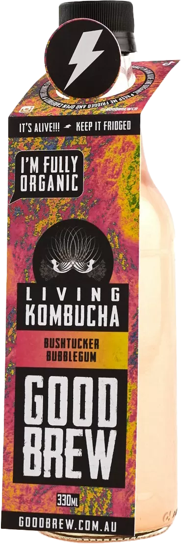 Bushtucker Bubblegum | Organic Kombucha