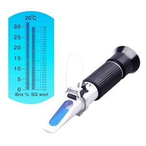 refractometer and actual scale