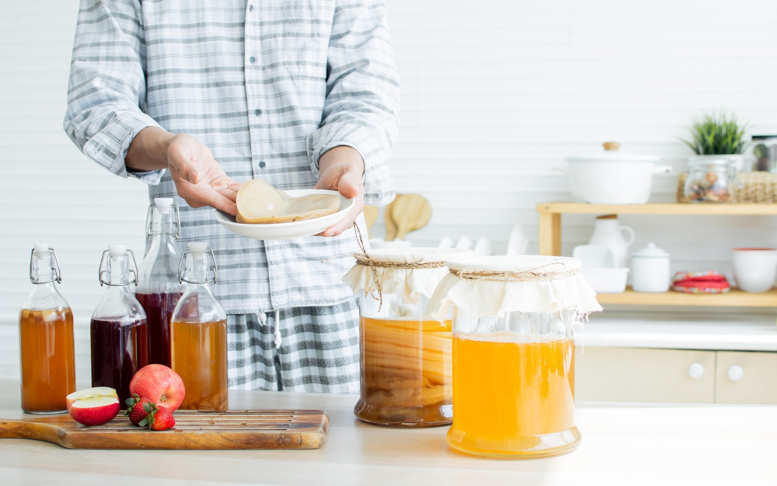 Brewing kombucha at home can be fun