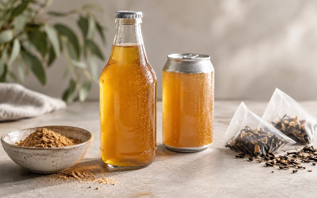 The Good Brew Company | Kombucha in a can, a powder or a tea bag: what each one is Kombucha in a can, a powder or a tea bag: what each one is